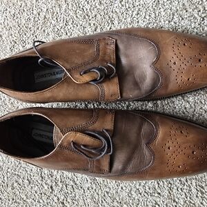 Johnston & Murphy Men's Brown Oxford Shoes